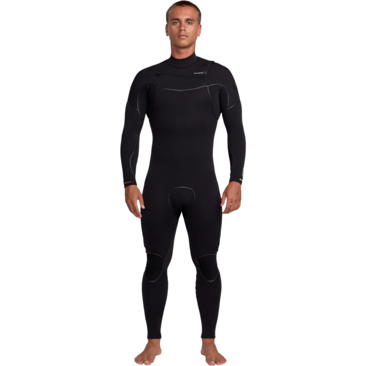 2025 Quiksilver Mens Marathon Sessions 5/4/3mm Chest Zip Wetsuit 25AW213504 -.. Black